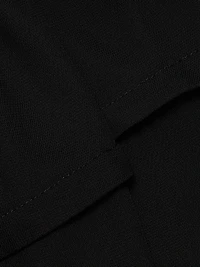 Draped Asymmetric Midi-Dress