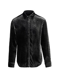 Velvet Tux Shirt
