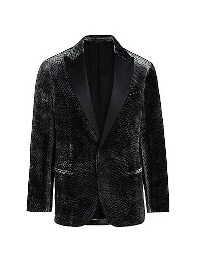 Textured Velvet Dinner Jacket