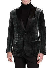 Textured Velvet Dinner Jacket
