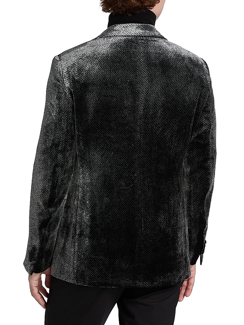 Textured Velvet Dinner Jacket