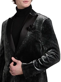 Textured Velvet Dinner Jacket