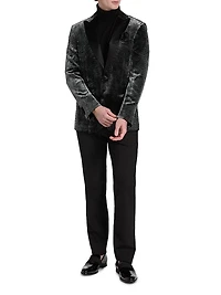 Textured Velvet Dinner Jacket