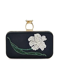 Embroidered On The Rocks Evening Bag