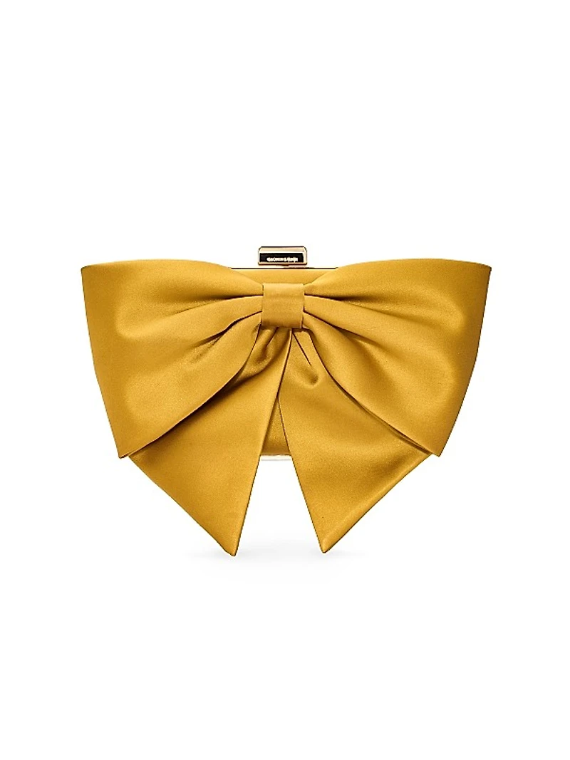 Cupids Satin Bow Clutch