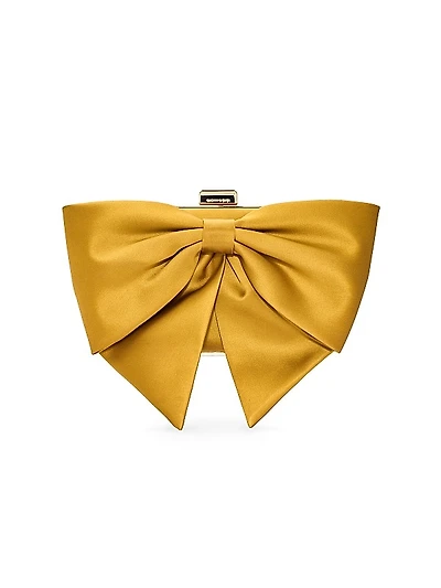 Cupids Satin Bow Clutch