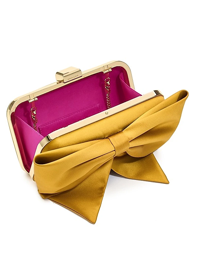 Cupids Satin Bow Clutch