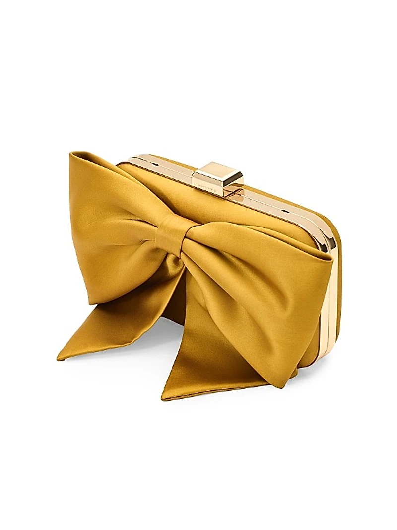Cupids Satin Bow Clutch