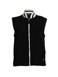 Sherpa Zip-Front Vest