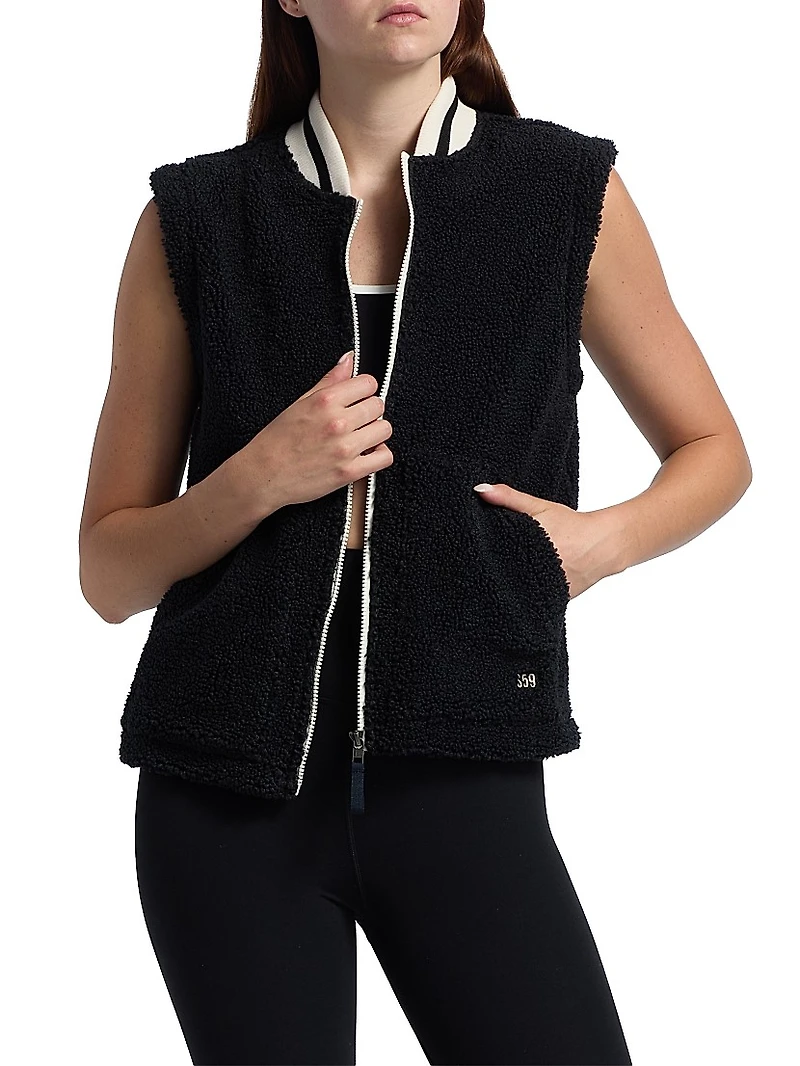 Sherpa Zip-Front Vest