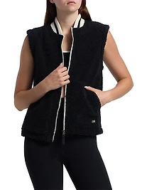 Sherpa Zip-Front Vest