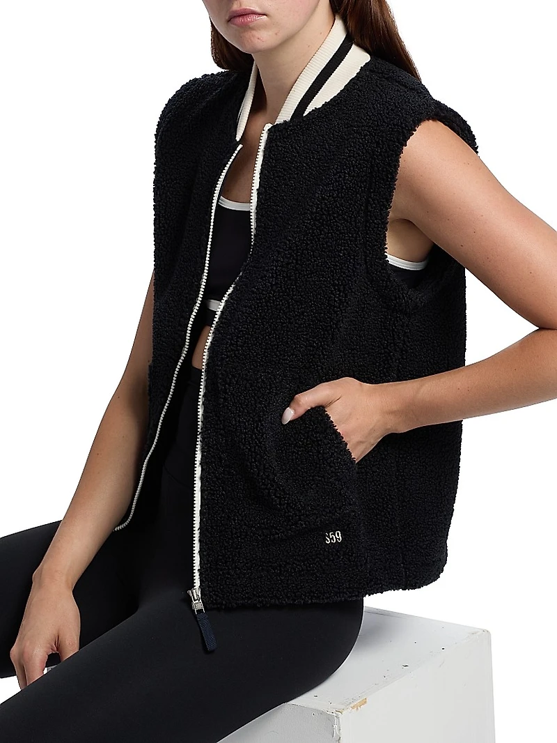 Sherpa Zip-Front Vest
