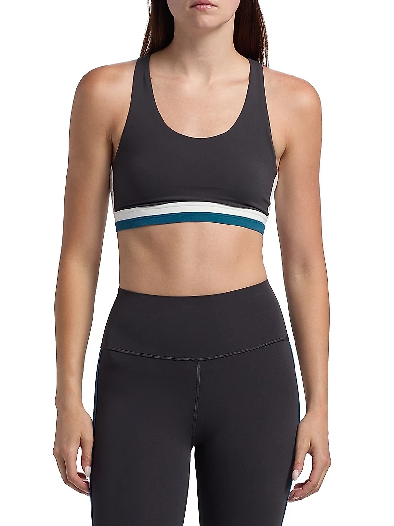 Maci Airweight Striped Crop Top