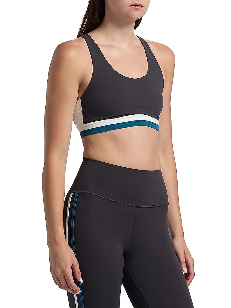Maci Airweight Striped Crop Top