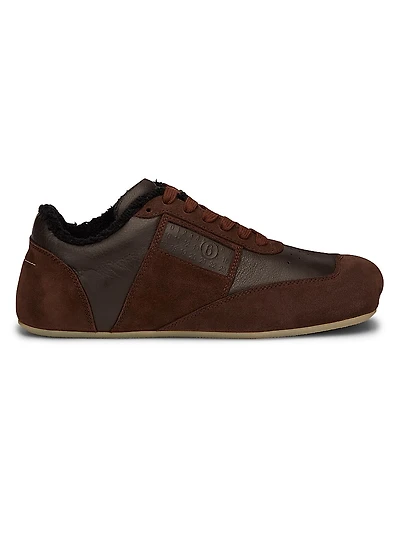 Leather Low-Top Sneakers