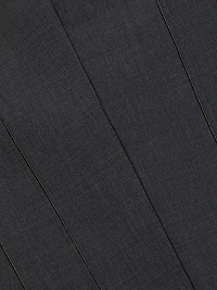 Bonded Wool Pencil Skirt
