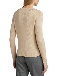 Embellished Wool Sweater