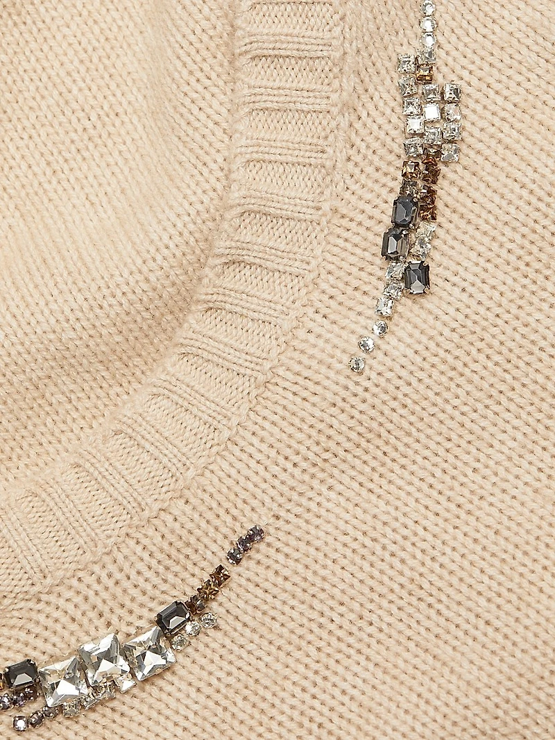 Embellished Wool Sweater