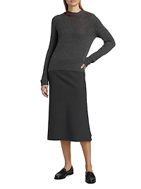 Sequin-Accented Cashmere Sweater