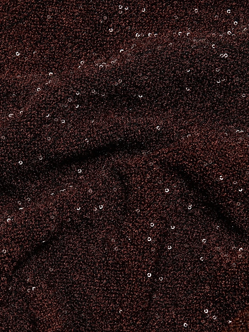 Sequin Knit Midi-Dress