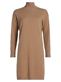 Turtlneck Wool-Blend Sweaterdress