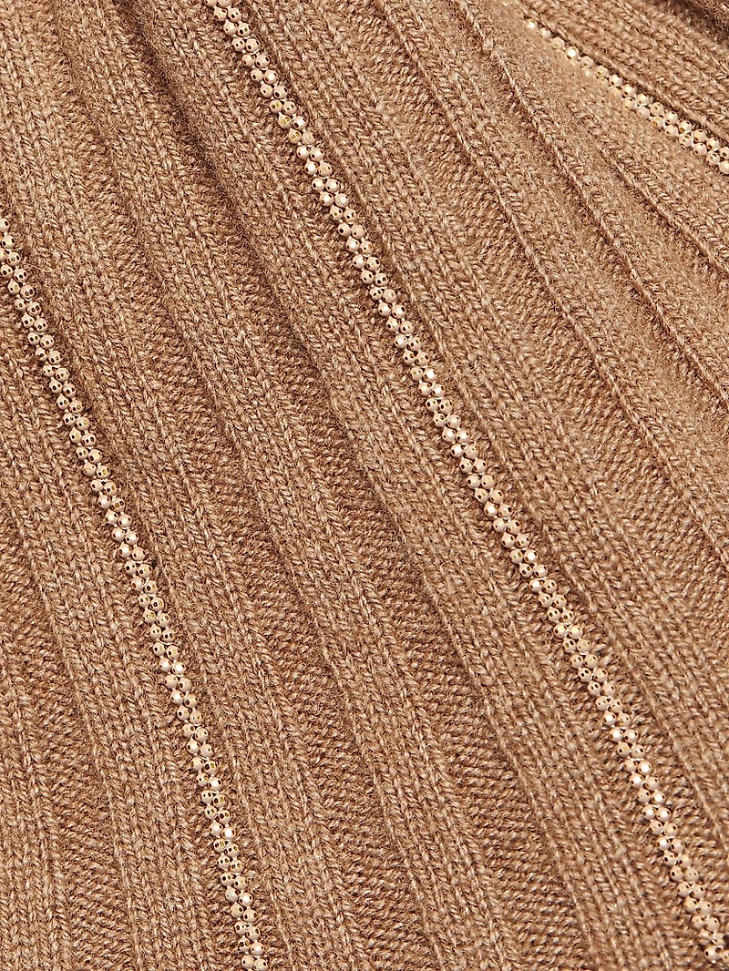 Turtlneck Wool-Blend Sweaterdress