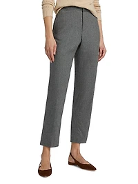 Flannel Wool-Cashmere Regular-Fit Trousers