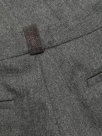 Flannel Wool-Cashmere Regular-Fit Trousers