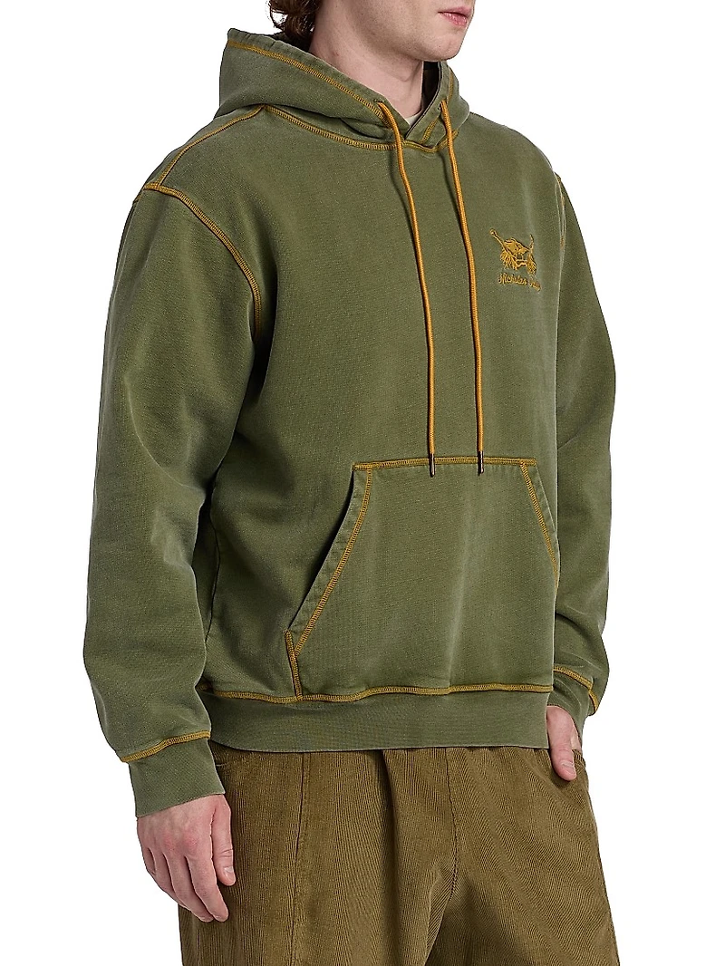 Roots Rock Reggae Cotton Drawstring Hoodie