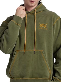 Roots Rock Reggae Cotton Drawstring Hoodie