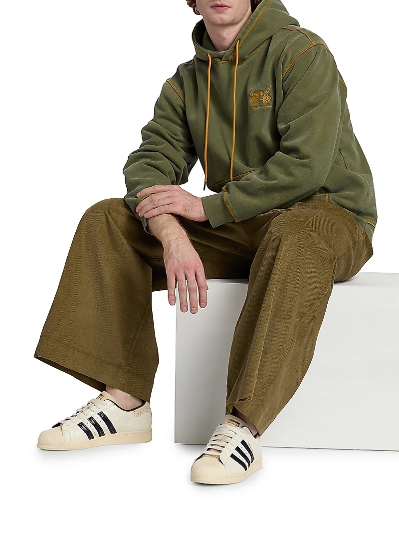 Roots Rock Reggae Cotton Drawstring Hoodie