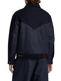 Wool Button-Front Jacket