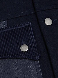 Wool Button-Front Jacket