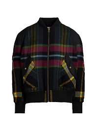 Blanket Lambswool Bomber Jacket