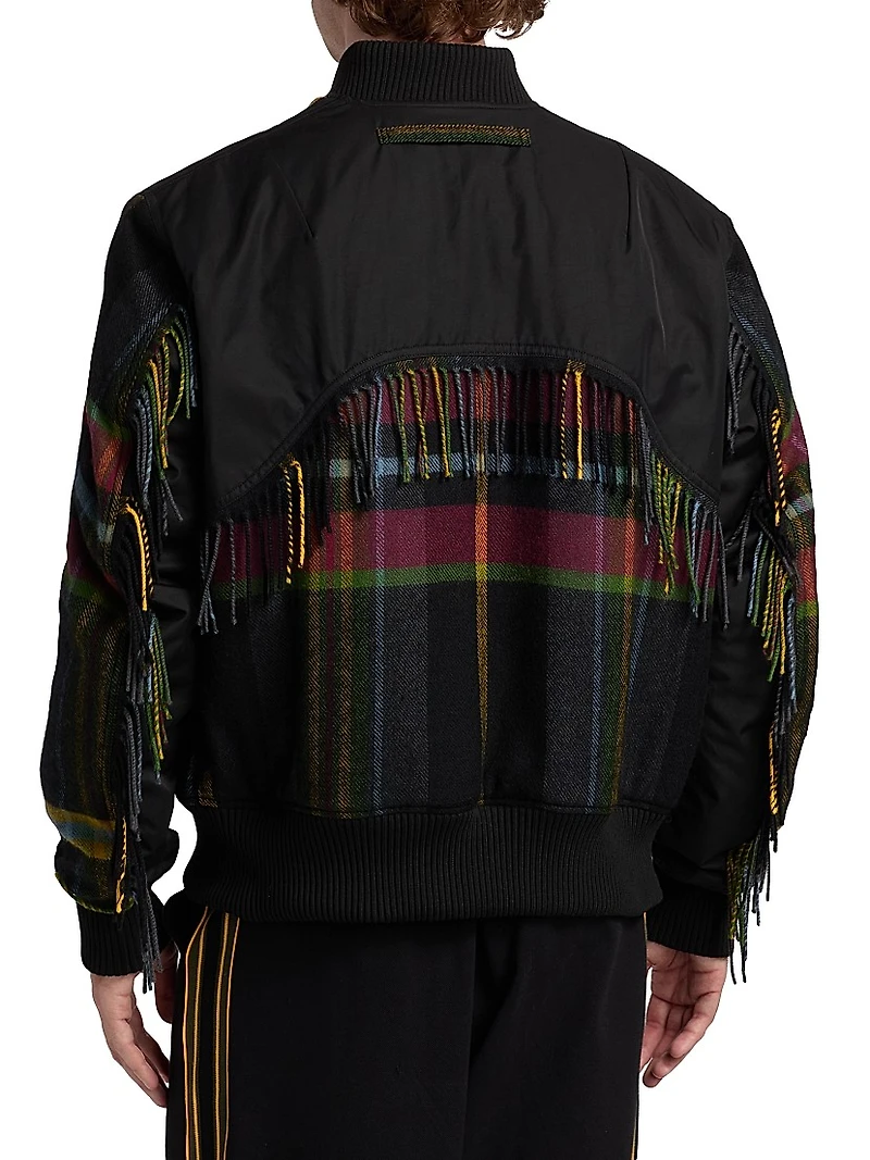 Blanket Lambswool Bomber Jacket