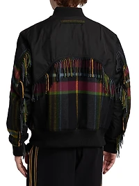 Blanket Lambswool Bomber Jacket