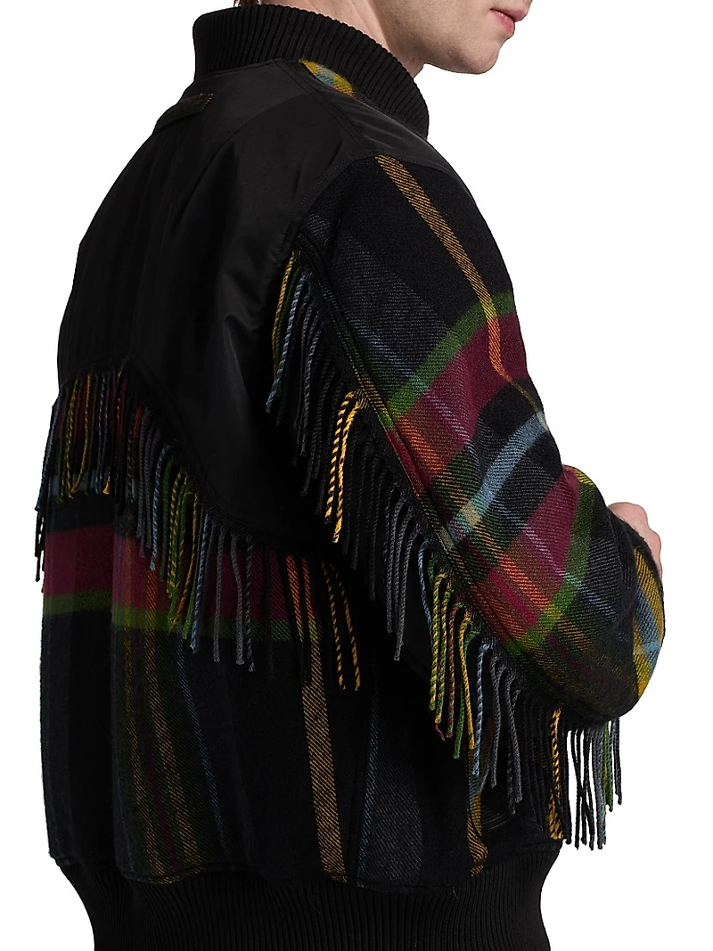 Blanket Lambswool Bomber Jacket