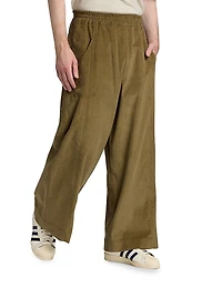 Corduroy Wide-Leg Pants
