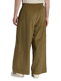 Corduroy Wide-Leg Pants