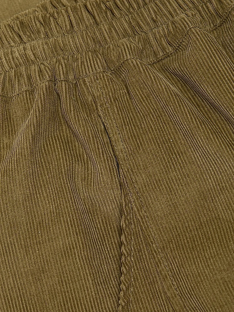 Corduroy Wide-Leg Pants