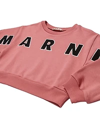 Little Girl's & Logo Crewneck Sweatshirt