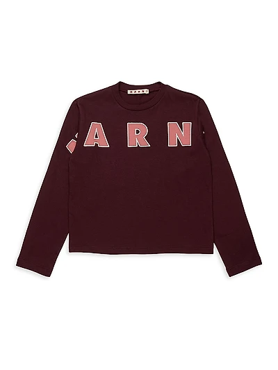 Little Girl's & Logo Long-Sleeve T-Shirt
