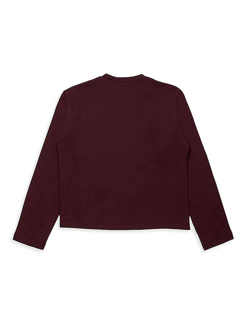 Little Girl's & Logo Long-Sleeve T-Shirt