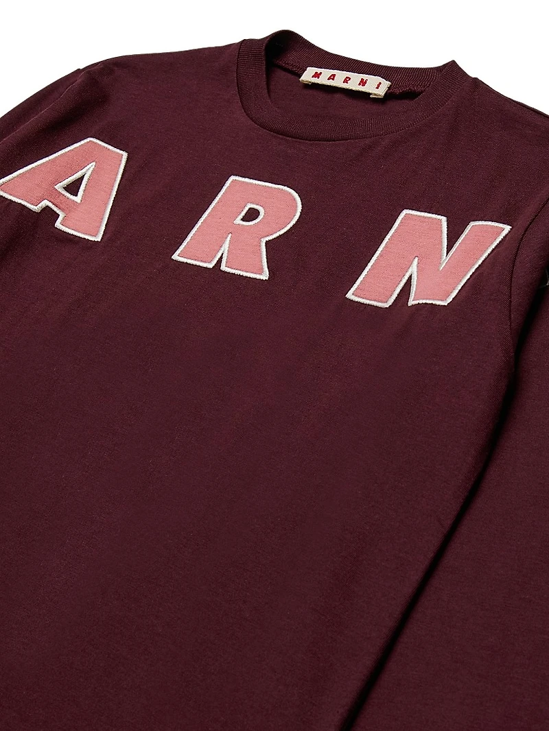 Little Girl's & Logo Long-Sleeve T-Shirt