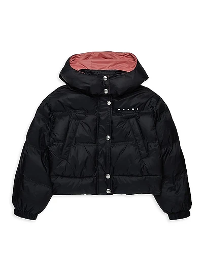 Little Girl's & Nylon Puffer Jacket