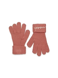 Kid's Ribbed Wool Gloves
