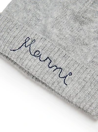 Logo Cashmere-Wool Beanie
