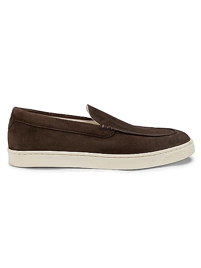 Leather Slip-On Loafers