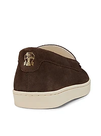Leather Slip-On Loafers