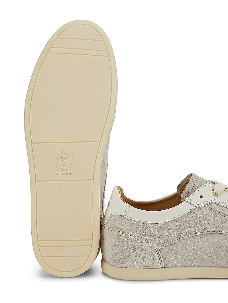 Suede Low-Top Sneakers